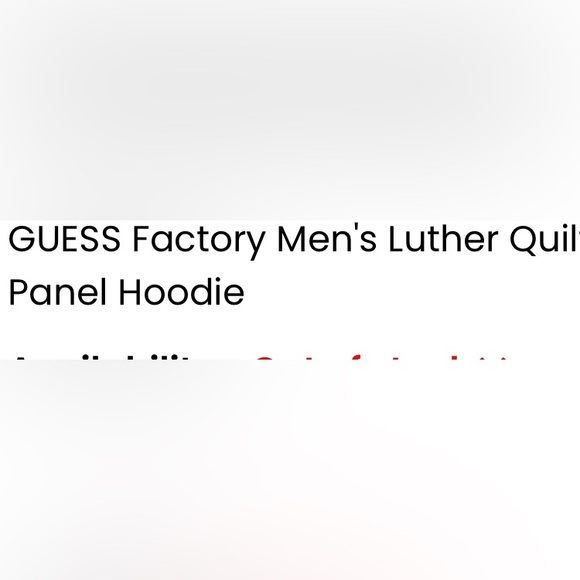 Like New Men's Black and Gray Hooded Zipper Guess Size Large . - Picture 9 of 14